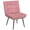 vidaXL Sill&oacute;n de relax terciopelo rosa 64x74x84 cm