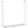 vidaXL Le&ntilde;ero acero galvanizado 150x25x150 cm