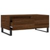 vidaXL Mesa de centro madera contrachapada marr&oacute;n roble 90x50x36,5 cm