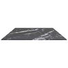 vidaXL Tablero mesa dise&ntilde;o m&aacute;rmol vidrio templado negro 120x65 cm 8 mm
