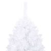 vidaXL &Aacute;rbol de Navidad preiluminado con luces y bolas blanco 240 cm