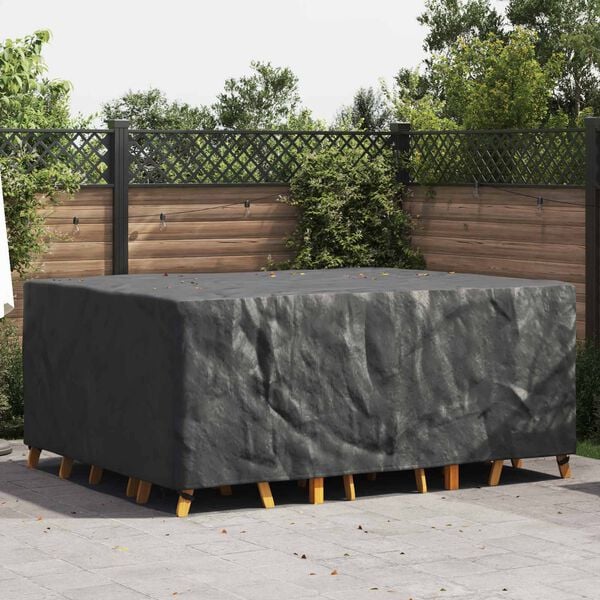 vidaXL Funda para muebles Liso Negro 240 x 190 x 90 cm 600D