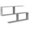 vidaXL Estante de pared Gris Hormig&oacute;n 100 x 12 x 50,5 cm