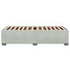 vidaXL Estructura de cama sin colch&oacute;n terciopelo gris claro 90x190 cm