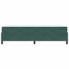 vidaXL Estructura de cama con colch&oacute;n Verde oscuro 90 x 190 cm tela