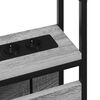 vidaXL Cabecera de almacenamiento con estante Gris sonoma 100 cm