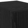 vidaXL Aparador alto 2 pcs Roble Negro 40 x 42,5 x 185 cm