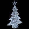 vidaXL Árbol de Navidad con 100 LED frío 120 cm Acrílico
