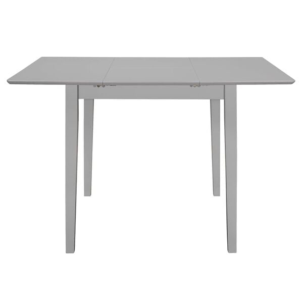 vidaXL Juego de muebles de comedor 5 piezas MDF gris