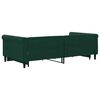 vidaXL Sof&aacute; cama nido con cajones terciopelo verde oscuro 100x200 cm