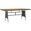 vidaXL Juego de comedor de jardín 9 piezas ratán sintético gris