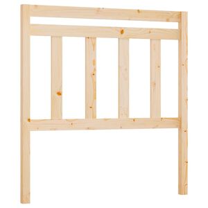 vidaXL Cabecero de cama madera maciza de pino 81x4x100 cm