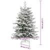 vidaXL &Aacute;rbol de Navidad artificial con ramas articuladas 120 cm