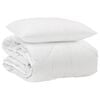 vidaXL Edred&oacute;n para todas las estaciones con almohada 2 pcs Microfibra