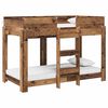 vidaXL Cama Litera para Ni&ntilde;os Madera vieja 80 x 160 cm
