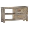 vidaXL Mueble de TV de madera maciza de mango 100x30x55 cm