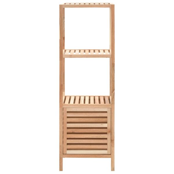 vidaXL Mueble de almacenaje baño madera maciza nogal 39,5x35,5x123 cm