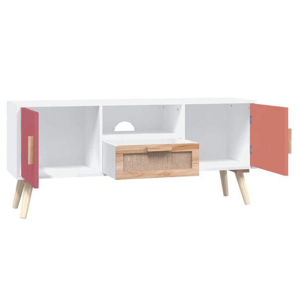 vidaXL Mueble de TV con puertas madera contrachapada 105x30x45 cm