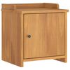 vidaXL Banco de recibidor SANDNES madera maciza de pino 45x40x50 cm