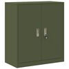 vidaXL Armario de almacenamiento Verde Oliva 80 x 40 x 90 cm Acero