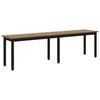 vidaXL Banco Roble artisan 160 x 35 x 45 cm Madera de ingenier&iacute;a