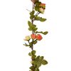 vidaXL Guirnaldas de flores 6 uds rojo atardecer 215 cm
