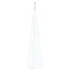 vidaXL Cono de luz LED decorativo acr&iacute;lico blanco fr&iacute;o 90 cm