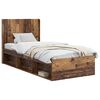 vidaXL Estructura de cama con almacenamiento y cabecero