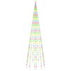vidaXL &Aacute;rbol de Navidad en asta de bandera 310 LED de colores 300 cm