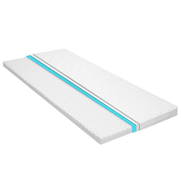 vidaXL Sobrecolch&oacute;n 100x200 cm espuma de gel frio 6 cm perfil huevo
