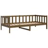 vidaXL Sofá cama sin colchón madera maciza pino marrón miel 90x200 cm