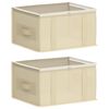 vidaXL Caja de almacenamiento con ventana superior transparente 2 uds.