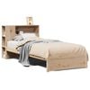 vidaXL Cama con estanter&iacute;a sin colch&oacute;n madera maciza de pino 90x190 cm