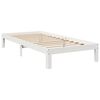 vidaXL Cama con estanter&iacute;a sin colch&oacute;n madera maciza de pino 90x190 cm