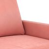 vidaXL Sill&oacute;n de terciopelo rosa 60 cm