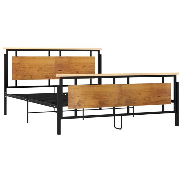 vidaXL Estructura de cama sin colchón metal 160x200 cm