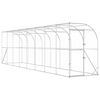 vidaXL Gallinero Contra Pared Plateado 600 x 150 x 215 cm