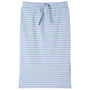 vidaXL Falda recta infantil con rayas menta brillante 116