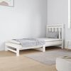 vidaXL Sof&aacute; cama extra&iacute;ble sin colch&oacute;n blanco 2x(90x190) cm