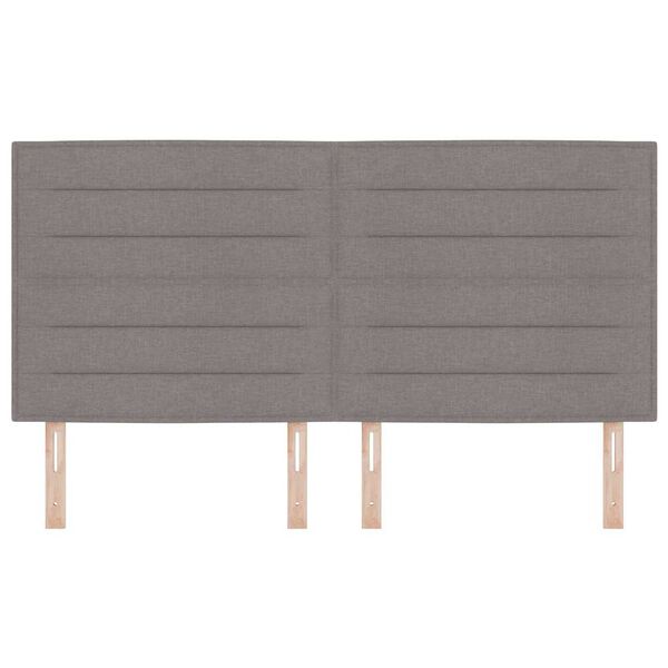 vidaXL Cabecero Taup&eacute; 180 cm tela