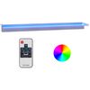 vidaXL Fuente cascada con LED RGB acero inoxidable 108 cm