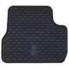 vidaXL Alfombrilla de Coche 4 pcs Negro Adecuado para C3 2017-2024
