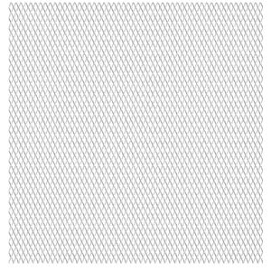 vidaXL Valla alambrada jard&iacute;n acero inoxidable 100x85 cm 30x17x2,5mm