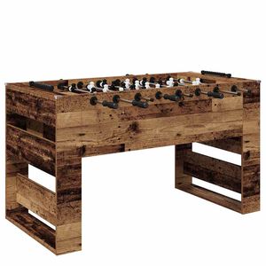 vidaXL Mesa de F&uacute;tbol Madera vieja 146,5 x 74 x 85 cm