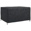 vidaXL Funda para muebles Liso Negro 180 x 120 x 74 cm 420D
