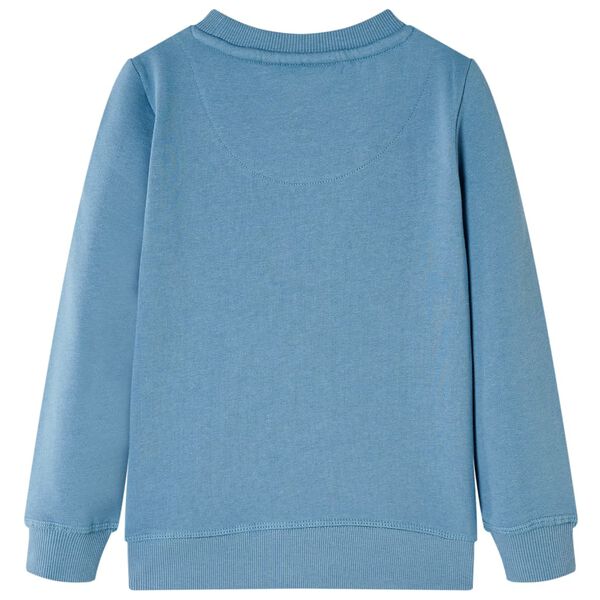 Sudadera infantil azul medio 140