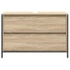 vidaXL Mueble de baño con lavabo y cajones roble Sonoma 90x34,5x60 cm