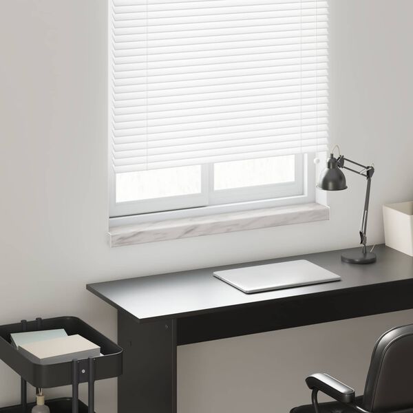 vidaXL Umbral de Ventana Texto de m&aacute;rmol -enure 80 x 10 x 4,5 cm PVC