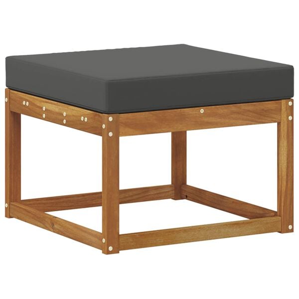 vidaXL Conjunto de sof&aacute;s de exterior 6 pcs Natural y Antracita