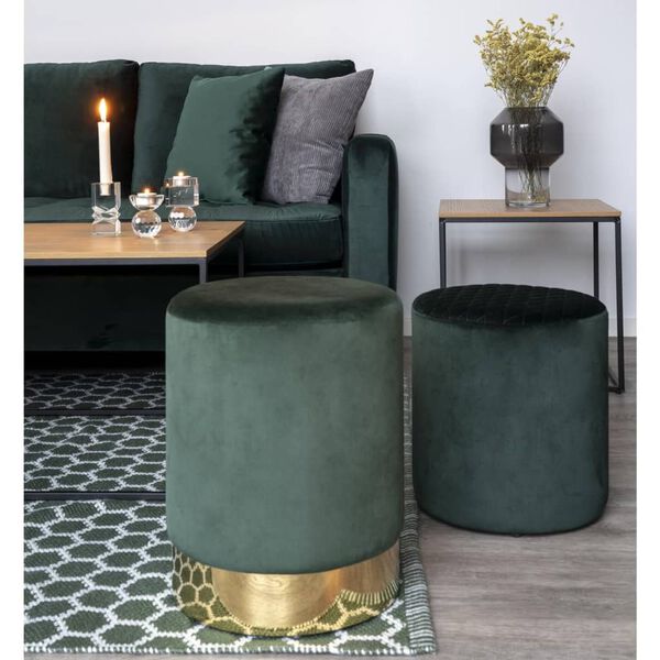 House Nordic Puf Myla verde